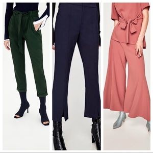 Bundle of three beautiful Zara trousers